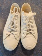 Converse All Star, maat 40, wit, leer, Ophalen of Verzenden, Wit, Zo goed als nieuw, Sneakers of Gympen