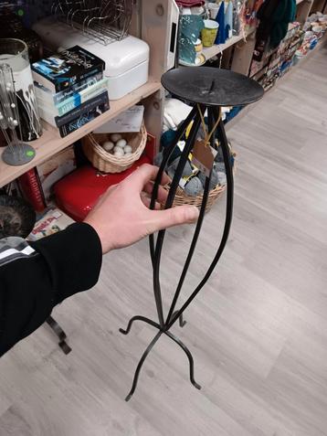Metalen Kandelaar - Zwart beschikbaar voor biedingen