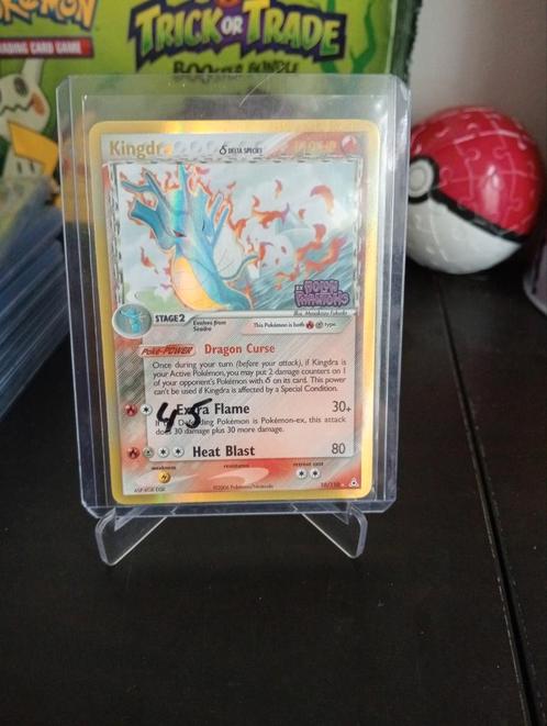 Kingdra (near mint), Hobby en Vrije tijd, Verzamelkaartspellen | Pokémon, Zo goed als nieuw, Ophalen of Verzenden