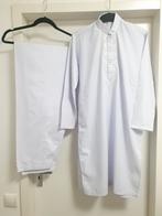 Maat 170/176 jongens pak indiase Hindoestaanse Afghaanse Wit, Kinderen en Baby's, Ophalen of Verzenden, Zo goed als nieuw, Jongen