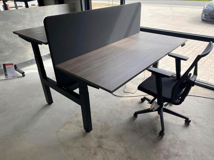 Zit Sta Duo bureau buro's in div afmetingen en kleuren, Huis en Inrichting, Bureaus, Nieuw, Stabureau, Elektrisch, Ophalen of Verzenden