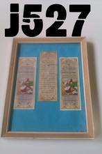 3 stuks antieke boeklegger bladwijzer zeep poeder, Ophalen of Verzenden