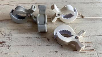 4 universele kinderwagen / hydrofieldoek klemmen/clips beschikbaar voor biedingen