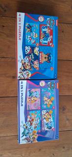 Paw Patrol Puzzels - 4 in 1, Ophalen of Verzenden, 10 tot 50 stukjes, Zo goed als nieuw, 2 tot 4 jaar