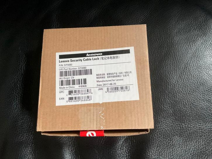 Lenovo Security Cable Lock - Nieuw!, Computers en Software, Laptopstandaarden, Nieuw, Ophalen of Verzenden
