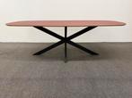 Deens ovale eettafel Fenix Rosso Aksja 230x95, Huis en Inrichting, Tafels | Eettafels, 200 cm of meer, Zo goed als nieuw, Vijf personen of meer