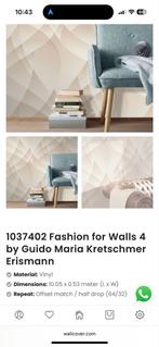 4 Rollen Mooie Designer Behang - Nieuw!, Ophalen, 10 tot 25 m², Beige