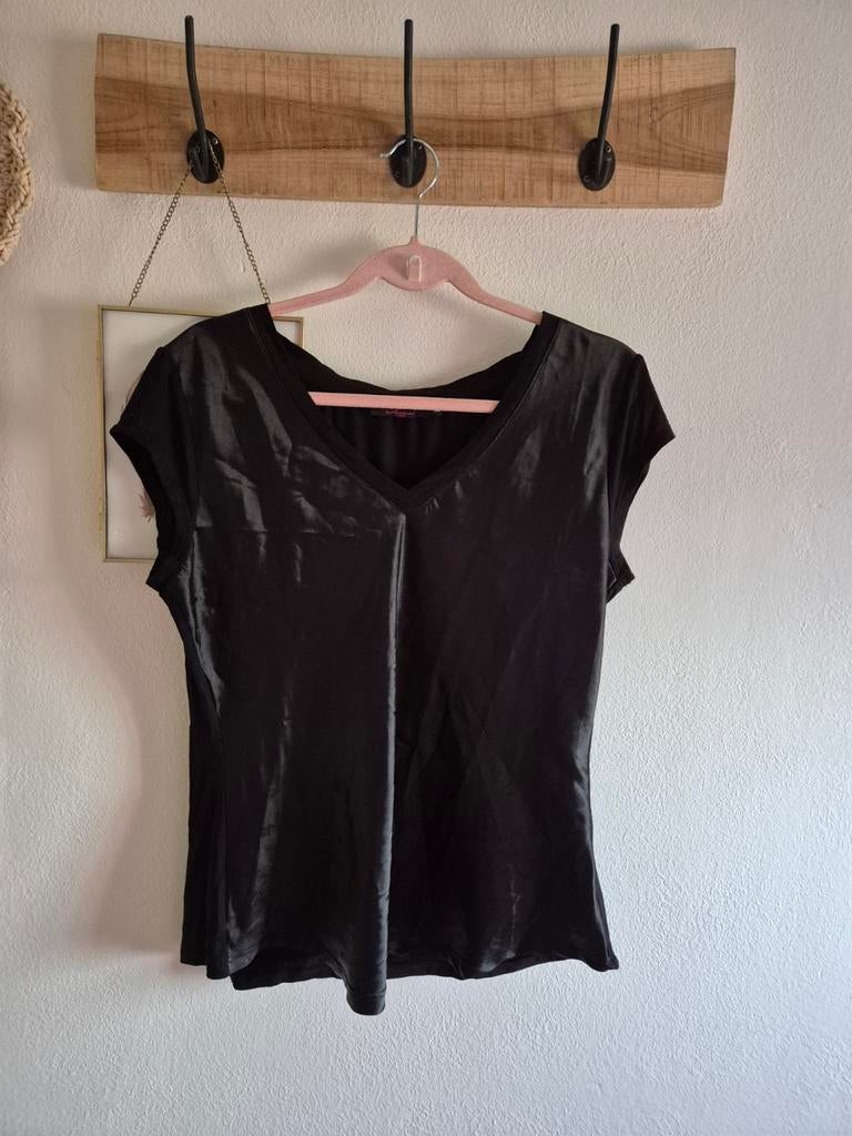 Savinni prachtige top zijde XL nieuw, Kleding | Dames, Savinni, Zwart, Maat 46/48 (XL) of groter, Nieuw