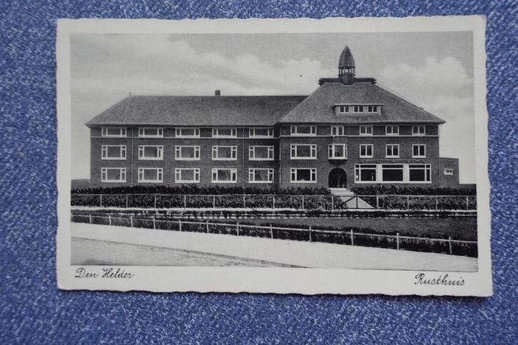 Den Helder. Rusthuis Parkzicht, Verzamelen, Ansichtkaarten | Nederland, Ongelopen, Noord-Holland, 1940 tot 1960, Ophalen of Verzenden