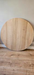 Massief eiken tafelblad (118x4), Ophalen, Teakhout, 50 tot 100 cm, Vijf personen of meer