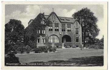 Wageningen, Rijks Hoogere Land- Tuin- en Boschbouwschool beschikbaar voor biedingen