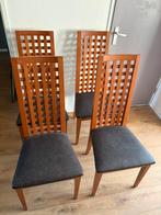 Vier vintage eetkamerstoelen Constantini Pietro, Ophalen of Verzenden, Zo goed als nieuw, Hout, Vier