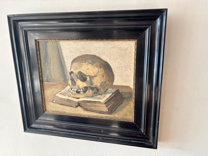 Vanitas-schilderij J.C. Roelandse, Antiek en Kunst, Kunst | Schilderijen | Klassiek, Ophalen of Verzenden