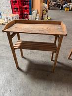 2 vintage bijtafels, Gebruikt, 50 tot 100 cm, Ophalen of Verzenden, 25 tot 50 cm