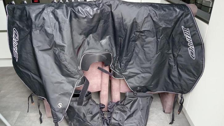 Scooter Helm & Regenhoes, Fietsen en Brommers, Brommerhelmen, Gebruikt, Ophalen