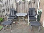 Tuinset Hartmann ☀️😎⛱🌞, Ophalen, 4 zitplaatsen, Kunststof, Gebruikt