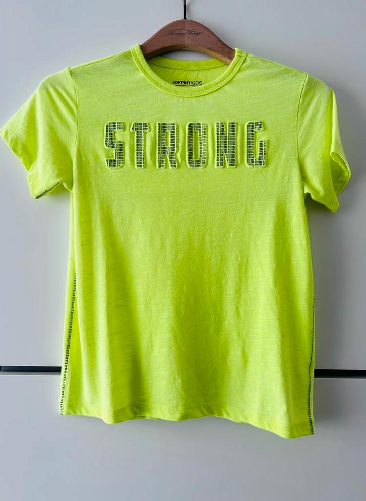 T- shirt Koton Kids Maat 122-128 | 7-8 Jaar Citroen, Kinderen en Baby's, Kinderkleding | Maat 122, Zo goed als nieuw, Jongen of Meisje
