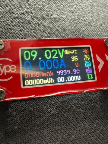 Type-C USB Multimeter Voltmeter Battery Fast Charge Tester beschikbaar voor biedingen