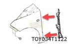 Toyota Aygo voorscherm (op A-stijl) Rechts (7/14-7/18) Origi, Nieuw, Spatbord, Ophalen of Verzenden, Toyota