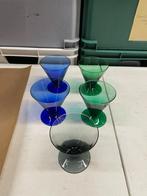 Carnaval glas Max Verboeket Maastricht vruchtencoupes groot, Antiek en Kunst, Antiek | Glas en Kristal, Ophalen of Verzenden