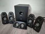 LOGITECH Z506 SET 5.1 SURROUND SOUND SYSTEEM - GOED GELUID!, Ophalen of Verzenden, 70 watt of meer, Overige merken, Overige spelers