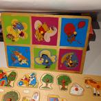 Houten puzzels, Ophalen, Minder dan 10 stukjes, Zo goed als nieuw, 6 maanden tot 2 jaar