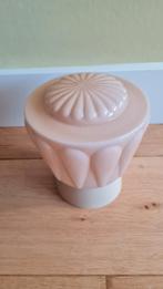 Vintage Plafondlampje - roze glas Thabur lamp, Huis en Inrichting, Lampen | Plafondlampen, Ophalen of Verzenden, Gebruikt