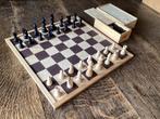 Schaak/dam spel bord 40 x40 cm voor, € 10, Hobby en Vrije tijd, Gezelschapsspellen | Bordspellen, Ophalen of Verzenden, Gebruikt
