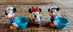 3 eierdopjes disney, Ophalen of Verzenden, Mickey Mouse, Beeldje of Figuurtje
