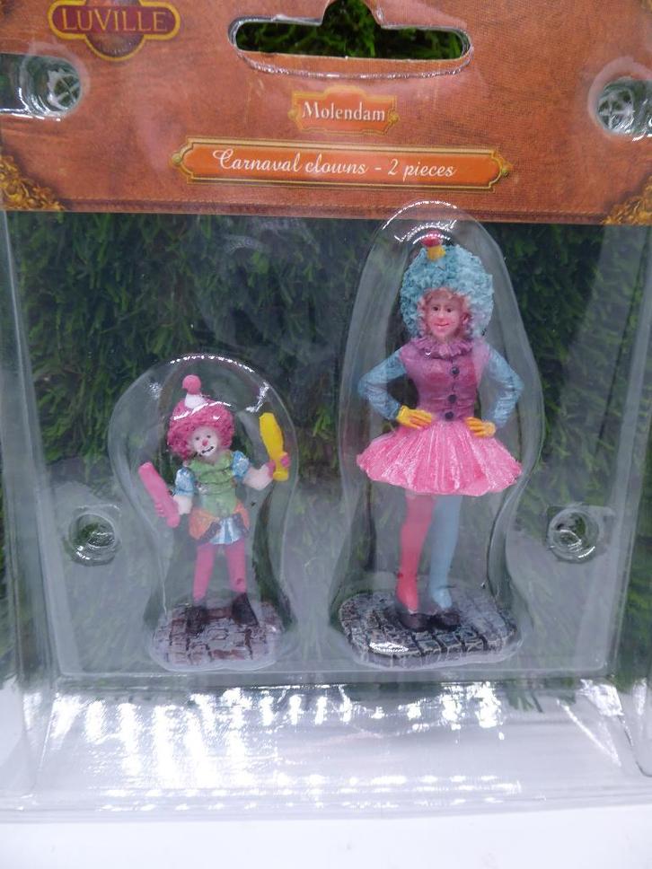 Luville Efteling  --  Carnaval clowns - maxi, Diversen, Kerst, Nieuw, Ophalen of Verzenden