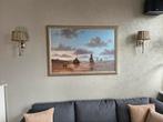 Mooi Schevenings schilderij 130x90 cm, Antiek en Kunst, Ophalen