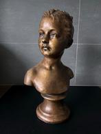 Stenen buste van jong meisje, Ophalen of Verzenden