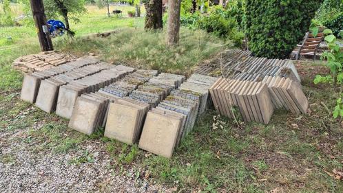 betontegels en klinkers, Tuin en Terras, Tegels en Klinkers, Gebruikt, Terrastegels, Beton, 10 m² of meer, Ophalen