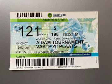 Ticket Ajax - Amsterdam Tournament (2007) beschikbaar voor biedingen