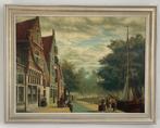 Schilderij Bierkade 10 Hoorn, Ode aan Cornelis Springer, Antiek en Kunst, Kunst | Schilderijen | Klassiek, Ophalen