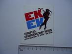sticker oud Schaatsen EK den haag uithof kampioen europa, Verzenden, Zo goed als nieuw, Bedrijf of Vereniging