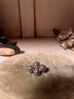 Antieke Zilveren Zeeuwse knop knoppen broche speld, Ophalen of Verzenden, Zilver, Broche