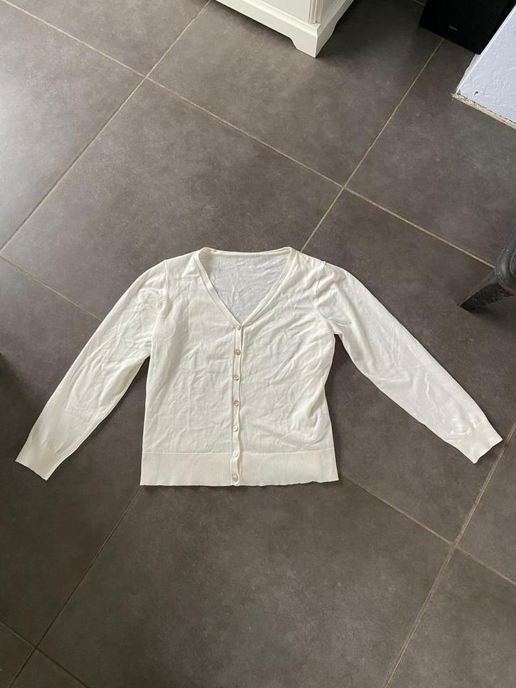 Z.g.a.n. gebroken wit vestje van Zilch maat L, Kleding | Dames, Truien en Vesten, Zo goed als nieuw, Wit, Verzenden