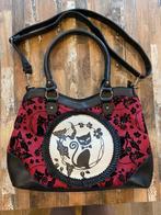 Schouder handtas (in nieuwstaat) CAT Noir de Zwarte Kat, Sieraden, Tassen en Uiterlijk, Tassen | Damestassen, Ophalen, Zo goed als nieuw