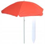 Strandparasol - 140cm doorsnee, Tuin en Terras, Parasols, Ophalen of Verzenden, Nieuw, 1 tot 2 meter, Stokparasol