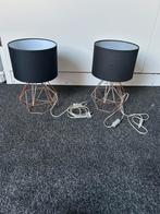 Leuke lampjes koper/rose kleurig, Huis en Inrichting, Lampen | Lampenkappen, Ophalen, Gebruikt, Rond