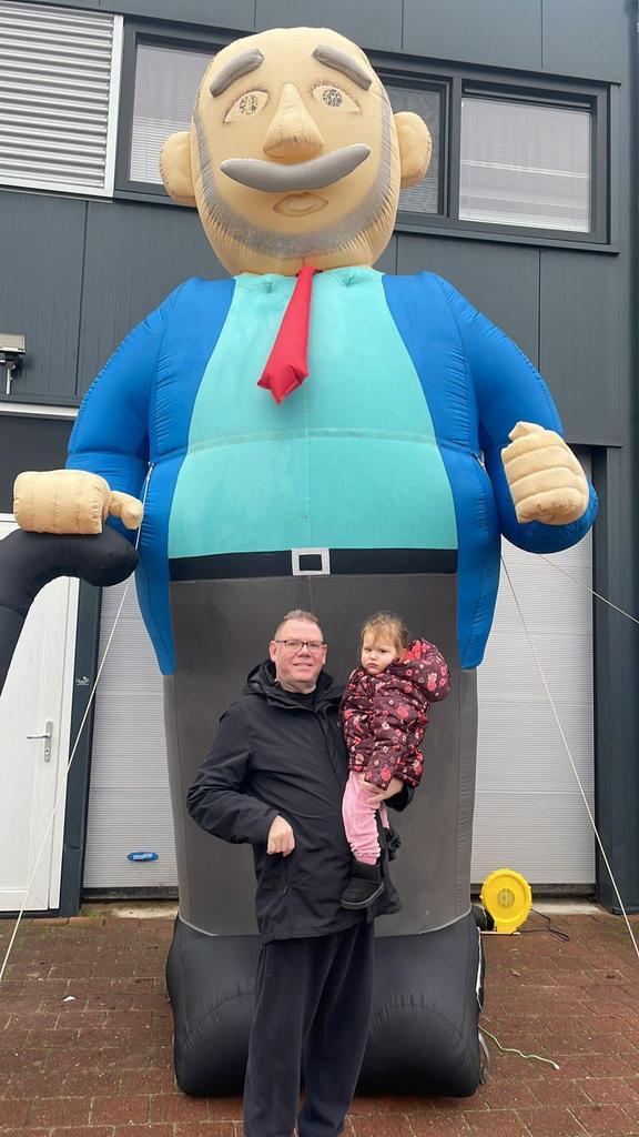 Abraham te huur, Hobby en Vrije tijd, Feestartikelen | Verhuur, Zo goed als nieuw, Abraham of Sarah, Ophalen