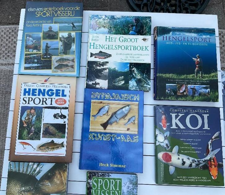 partij boeken vissen vis KOI hengelsport kunst-aas 8 stuks, Dieren en Toebehoren, Vissen | Vijvervissen, Overige soorten