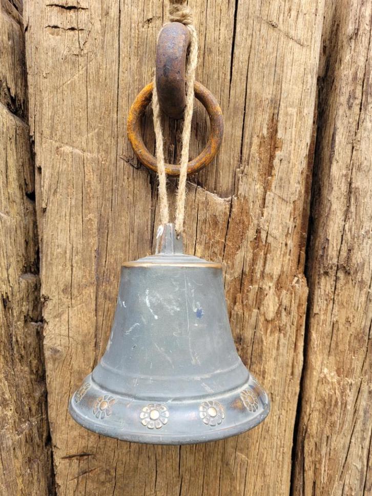 Grote antieke bronze scheepsbel bel voor in cafe bar pub, Huis en Inrichting, Barren, Zo goed als nieuw, Verzenden