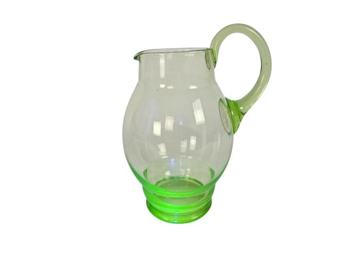 Glasfabriek Leerdam - A.D. Copier - uranium glas  - 1920's, Antiek en Kunst, Antiek | Glas en Kristal, Ophalen of Verzenden