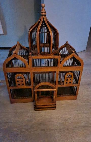 Antieke Vogelkooi - Sierobject beschikbaar voor biedingen