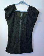 Gothicana EMP Kant T-shirt - Maat L, Verzenden, Zwart, Maat 42/44 (L), Korte mouw