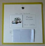 Fenna 28-11-2004 , met 2CV auto (lelijke eend), Ophalen of Verzenden, 2000 tot heden, Geboortekaartje