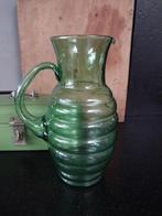 oma's vintage glazen groene kan / waterkan, Huis en Inrichting, Keuken | Servies, Gebruikt, Overige typen, Ophalen of Verzenden