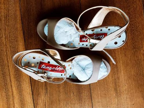 leren bruiloft sandalen (beige, maat: 38), Kleding | Dames, Schoenen, Nieuw, Schoenen met hoge hakken, Beige, Ophalen of Verzenden